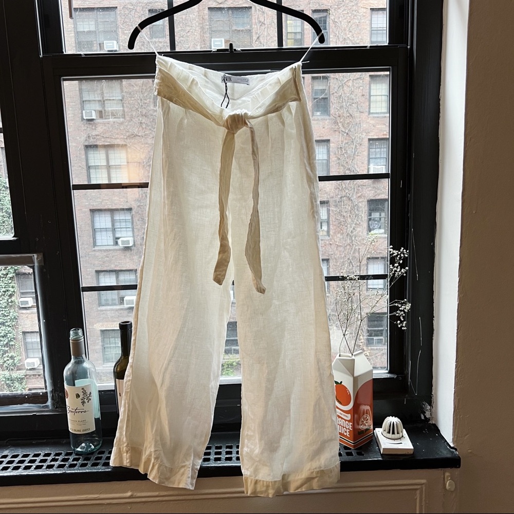 Zara linen pants